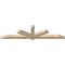 Ekena Millwork Kennewick Rough Sawn Timber Gable Bracket, Douglas Fir, 84"W x 21"H x 4"D x 4"F, 6/12 Pitch GBW084X21X0404KEN00RDF - alternate 5